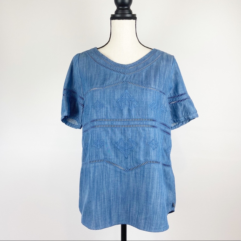 Maison Scotch Chambray Blouse